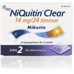 NiQuitin Clear Depotplåster 14 mg/24 timmar 14 st