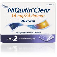 NiQuitin Clear Depotplåster 14 mg/24 timmar 14 st